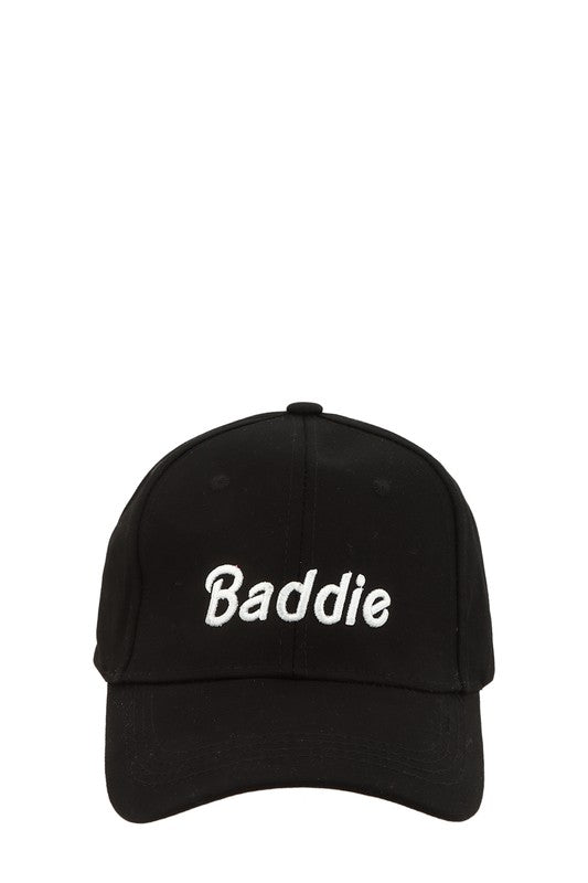 BADDIE Embroidery Cotton Cap Coco’s Tee Boutique
